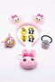 Eight-Piece Children's Buckle Crown and Keychain Set - 2