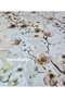 Spring Branch Pastel Cream White Floral Lined Non-Slip Easy to Wipe Pvc Oilcloth Tablecloth - 3