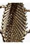 Cross Chain Strap Handbag with Handle and Shiny Metal Accessories - X Sibil Çetinkaya - 6