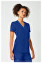 Ww650 Women's Scrubs Single Top Surgical Uniform – Imported, Patched Pockets, Stretchable, Side Slits Doctor Nurse Single Top - 2