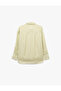 Buttoned Long Sleeve Classic Collar Shirt - 7