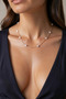 Gold Chain Pearl Necklace