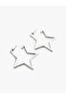 Star Shaped Earrings Large Size - 3