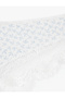 Normal Waist Cotton Comfortable Fit Patterned Lace Brazilian Panties - 3