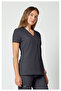 Ww650 Women's Scrubs Single Top Surgical Uniform – Imported, Patched Pockets, Stretchable, Side Slits Doctor Nurse Single Top - 2