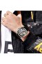 Men’s Engraved Skeleton Automatic Mechanical Watch – Premium Leather Strap - 7