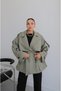 New Season Midi Length Belted Oversize Women's Trench Coat - 2