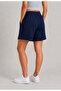 Cool Look Complement: Oversize Shorts in Navy Blue - 2