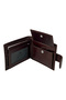 Horizontal Model Genuine Leather Classic Men's Wallet with Coin Compartment Brown - 3