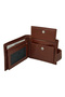 Horizontal Model Genuine Leather Classic Men's Wallet with Coin Compartment - Brown - 3