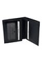Genuine Leather Vertical Model Multi-Compartment Sports Men's Wallet Black