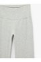 High Waist Slim Fit Cotton Spanish Leg Sports Leggings - 5
