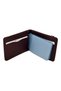 Elastic, Double-Folded, Transparent Internal Compartments, Horizontal Model, Genuine Leather, Sports Men's Wallet, Brown - 2