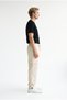 Men's Beige Parachute Fabric Baggy Trousers with Commando Pockets, Wide Legs, Comfortable Fit - 3