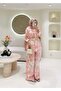 Sofia Patterned Suit Pink - 5
