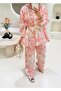 Sofia Patterned Suit Pink - 2