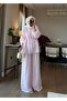 Anna Striped Double Set Pink - 4