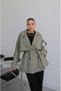 New Season Midi Length Belted Oversize Women's Trench Coat