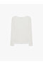 Slim Fit Crew Neck Long Sleeve Viscose Basic Blouse - 6