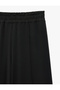 High Waist Ribbed Comfortable Fit Wide Leg Sports Sweatpants - 5