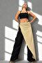 Asymmetric Front-Piece Design Pants