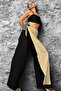 Asymmetric Front-Piece Design Pants - 3