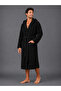 100% Cotton Export Surplus High Weight Hooded Curly Bathrobe - 3