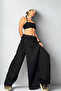 Asymmetric Front-Piece Design Pants