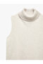 Cotton Blend Sleeveless High Neck Undershirt - 3
