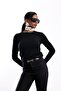Black Crew Neck Basic Knitwear 190870 - 2