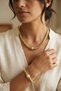 Mey Import ®   Xuping Singapore Zincir Model Necklace and Bracelet Set - 2