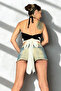 Tie-Up Cotton Crop Bustier - 4