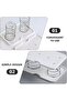 Bukela 4Pcs White Tissue Dispenser, Tissue Box Spring Support, Spring Loaded Lifting Spring Tissue H - 2