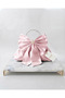 Royale Series Pearl Handle, Large Bow Detail, Ruched Rose Pattern, Handmade Luxury Bag, for Wedding, Evening Dress, Engagement, Celebration, Daily Use.
