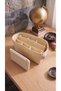 Six Compartment Clutch Cantali Organizer Cream Color 28 X 15 X 12 Dimensions (Length X Height X Width) - 5