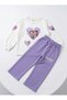Girls' Seasonal Top and Bottom Set Super Quality Oyşoh Fabric Full Lycra 2-Ply-0000 - 5