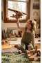 Natural Wooden Toy Airplane - Educational and Healthy Wooden Model Airplane - Colorful and Natural Wooden Plaything - 3