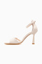 Women's Thin Heeled Shoes 26Y Ykşk-8552 Beige - 2