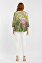 Women's Colorful Patterned Knitwear Blouse - 2