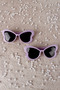 Lilac 1 Piece Butterfly Patterned Bride and Groom Party Glasses, Wedding, Engagement, Henna, Bachelorette, Photo Shoot, Birthday, Bride to Be, Circumcision and Organization Accessory Glasses - 6