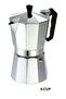 6-Cup Countertop Espresso Percolator Silver/Black - 6