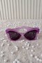Purple Transparent 10-Piece Butterfly Patterned Bride and Groom Party Glasses, Accessory Glasses for Wedding, Engagement, Henna, Bachelorette, Photo Shoot, Birthday, Bride to Be, Circumcision and Organization Events - 5