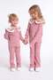 Pink Embroidered Camisole Set-1107 - 2