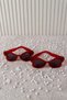 Burgundy Transparent 1 Piece Butterfly Patterned Bride and Groom Party Glasses, Wedding, Engagement, Henna, Bachelorette, Photo Shoot, Birthday, Bride to Be, Circumcision and Organization Accessory Glasses - 4