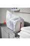 Laundry Bag, White, 70 L – Semi-Transparent with Carry Handles - 4