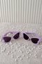 Lilac 1 Piece Butterfly Patterned Bride and Groom Party Glasses, Wedding, Engagement, Henna, Bachelorette, Photo Shoot, Birthday, Bride to Be, Circumcision and Organization Accessory Glasses - 5