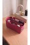 Six Compartment Clutch Cantali Organizer Fusia Color Dimensions: 28 X 15 X 12 (Length X Height X Width) - 5