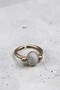 Moonstone Copper Ring Adjustable Quality Women's Trend Fashion - 2