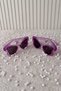 Purple Transparent 10-Piece Butterfly Patterned Bride and Groom Party Glasses, Accessory Glasses for Wedding, Engagement, Henna, Bachelorette, Photo Shoot, Birthday, Bride to Be, Circumcision and Organization Events - 3