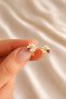 Girls' Cute Children's Earrings with Ladybird and Daisy Design / Plated, Does Not Fade